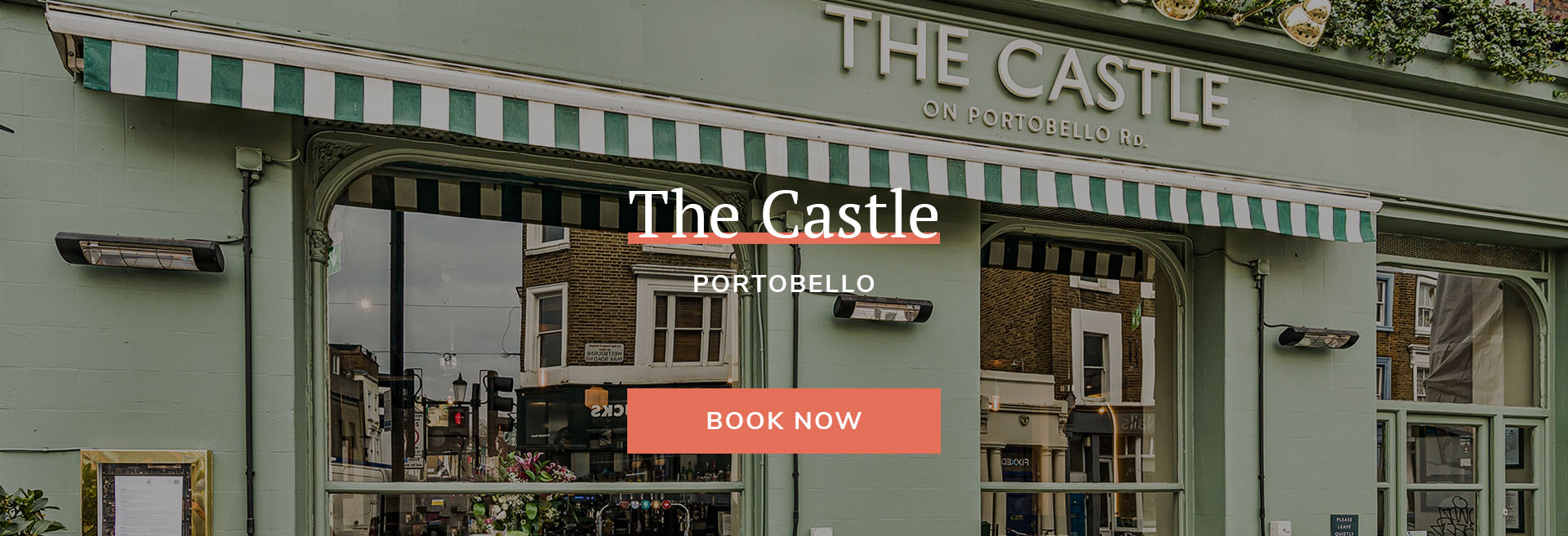 Enjoy a meal at your local pub at The Castle Portobello in London